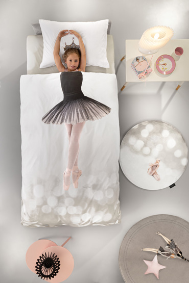 Saint Clair Σετ Παιδική Παπλωματοθήκη & μαξιλαροθήκη BALLET Cotton 160x225