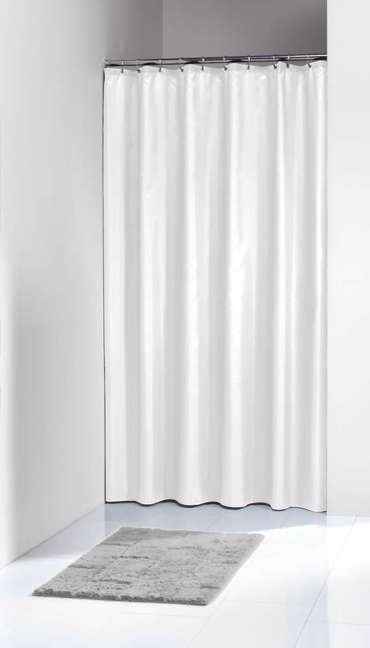 Sealskin Solid 180x200 white κουρτίνα μπάνιου υφασμάτινη Elemental