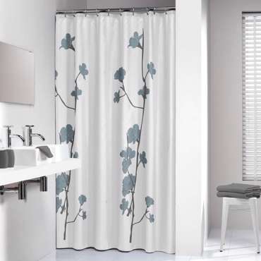 Sealskin Orchid 180x200 blue κουρτίνα μπάνιου υφασμάτινη