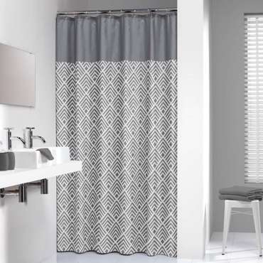 Sealskin Angoli 180x200 grey κουρτίνα μπάνιου υφασμάτινη