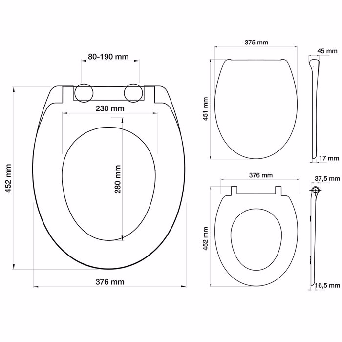 Tiger Ventura Kapaki Lekanis Duroplast White 251490646