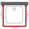 Sealskin 170x80 F20 mm chrome braxionas baniou gniakos