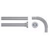 Sealskin 90x90 F28 mm chrome braxionas baniou gniakos