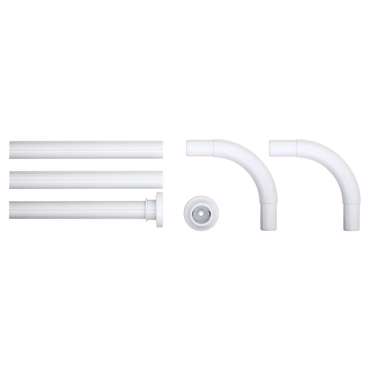 Sealskin 170x80 Φ28 mm white βραχίονας μπάνιου γωνιακός