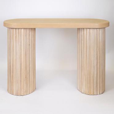 ESTHETI home Κονσόλα Ξύλινη Φυσική 119x40x80.5cm 750-25023