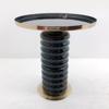 ESTHETI home Trapezi Boithitiko Metalliko Mavro/Xruso F46x50cm 750-39521