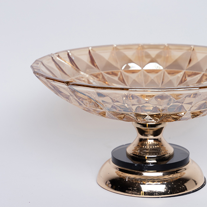 ESTHETI home Tourtiera Metalliki Xrusi me Gyali F29.5x16cm 754-11023