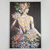 ESTHETI home Pinakas se Kamba Gynaika Ntumeni me Louloudia 80x3.5x120cm 755-12019