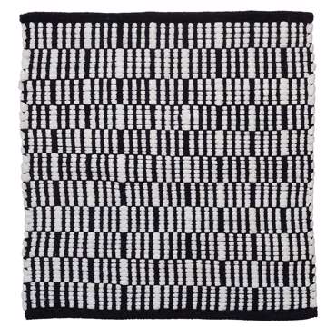 Sealskin Bandra 60x60 black πατάκι μπάνιου