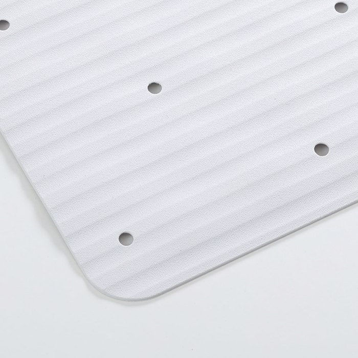 Sealskin Ribb Antiolisthitiko Pataki 55x55cm White with Black Hook 800620