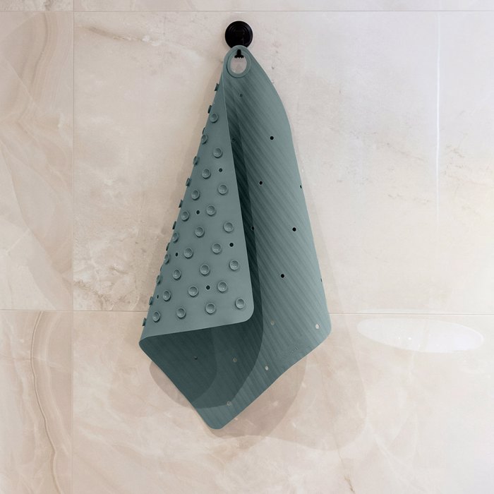 Sealskin Ribb Antiolisthitiko Pataki 55x55cm Green with Black Hook 800622