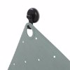 Sealskin Ribb Antiolisthitiko Pataki 55x55cm Green with Black Hook 800622