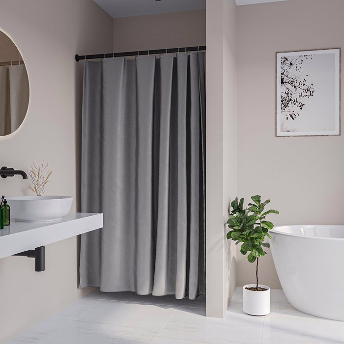 Sealskin Cosima 120x200 grey kourtina baniou plastiki 800636