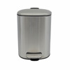 Ankor Kalathi Baniou 5Lt Inox Mat Tetragno Soft Close 25.2x20x27cm (824724)