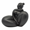 Ankor Diakosmitiko Keramiko Gynaikeia Figura Mavro Mat 17.5x15x16cm (842933)