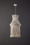 ArLight PDC 6816 Kremasto Fotistiko Orofis Makrame Lefko me Krossia Monofoto E27 F35x185cm 0084609