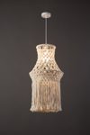 ArLight PDC 6816 Kremasto Fotistiko Orofis Makrame Lefko me Krossia Monofoto E27 F35x185cm 0084609