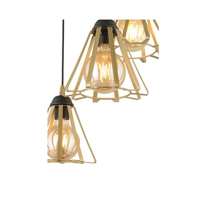 ArLight PDT 1255-3 AB Kremasto Fotistiko Orofis Xrusa Trigna se Rozeta Trifoto E27 F24x80cm 0103525