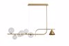 ArLight PDC 2047-2 Kremasto Fotistiko Orofis Rag Eptafoto me Gompous G9 kai Kampana E27 120x30x90cm 0104522