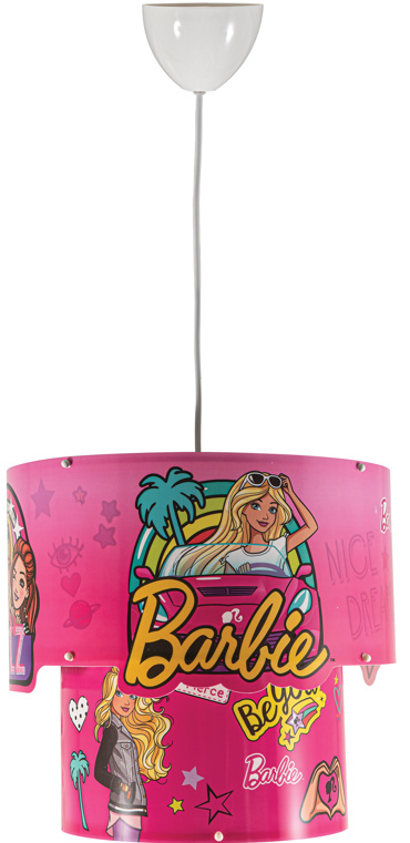 ArLight PDT 4352 B Παιδικό Φωτιστικό Οροφής BARBIE Μονόφωτο Ε27 Φ30x70cm 0133084