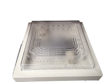 ArLight CCT 263 WH Πλαφονιέρα Εξωτερικού Χώρου Πλαστική Τετράγωνη Λευκή Δίφωτη Ε27 34x34x9cm 0143170