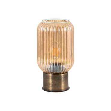 ArLight TLA 1257 HN Πορτατίφ με Μελί Γυαλί Ριγέ Μονόφωτο Ε27 Φ13x25cm 0248084