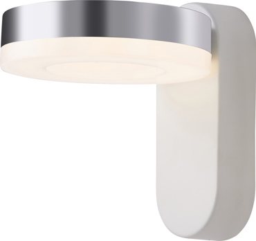 ArLight WLC 698 CR Απλίκα Τοίχου Νίκελ LED Θερμό Λευκό 12x13x15cm 0304184