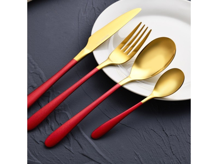 Bergner LISBOA Set 16 Tem. Maxairopirouna Anoxeidota Xruso/Kokkino BG-45148 BG00045148