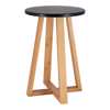 MRShome Skampo Bamboo Mavro/Mpez 30x30x43cm MRShome