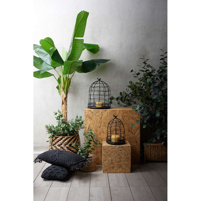Liberta - Maison MIRTILE DECO Kloubi Metalliko Mavro F29.9x40.7cm 024132