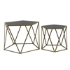 Liberta - Maison DIAMOND Set ton 2 Coffee Table Mavro/Xruso 61.5x64.5x45cm 04-0365