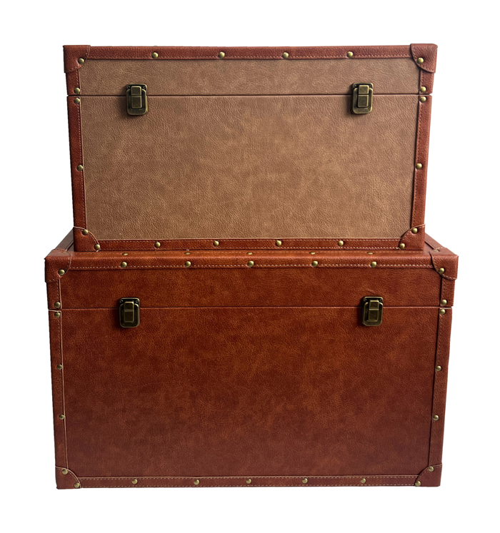 Liberta - Maison BRYST Set ton 2 Baoula Cognac/Puro 64x40x40cm 04-0933
