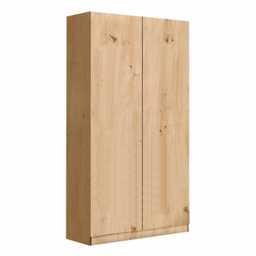 Liberta - Maison HERMES Ντουλάπα με 2 Πόρτες Artisan Oak 100x52x200cm 06-0101