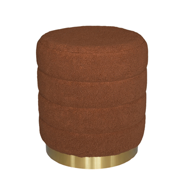 Liberta - Maison MOMO Σκαμπό Terracotta Φ40x45cm 16-0628