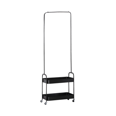 Liberta - Maison ARMARIO Ντουλάπα Μαύρη 56x31x152cm 18-0009