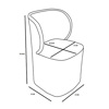 Liberta - Maison NEST Karekla Fusiki 55x56x76.5cm 22-0155