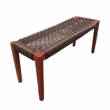 Liberta - Maison MESH Παγκάκι Καφέ Antique/Καρυδί 110x35x40cm 22-0188