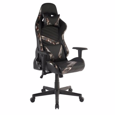 Liberta - Maison DYSKORD Gaming Καρέκλα Γραφείου Μαύρη με Pattern 50x74x137cm 25-0710
