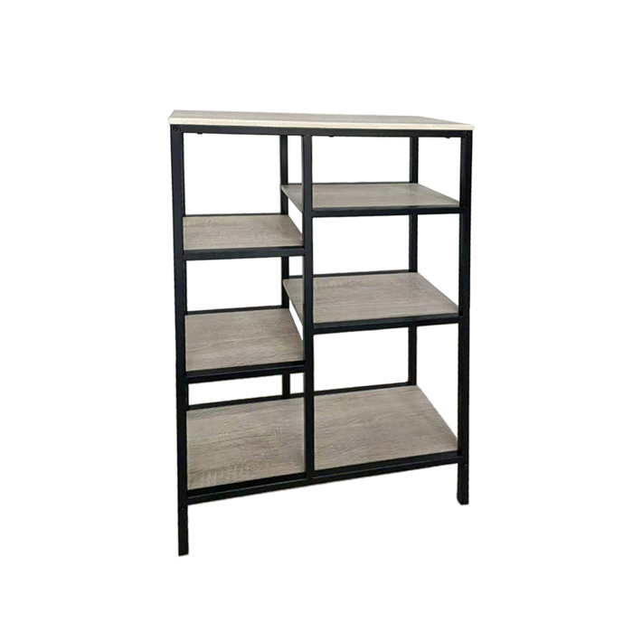 Liberta - Maison FILE Bibliothiki Xamili Sonoma/Mavri 70x30x109cm 28-0195
