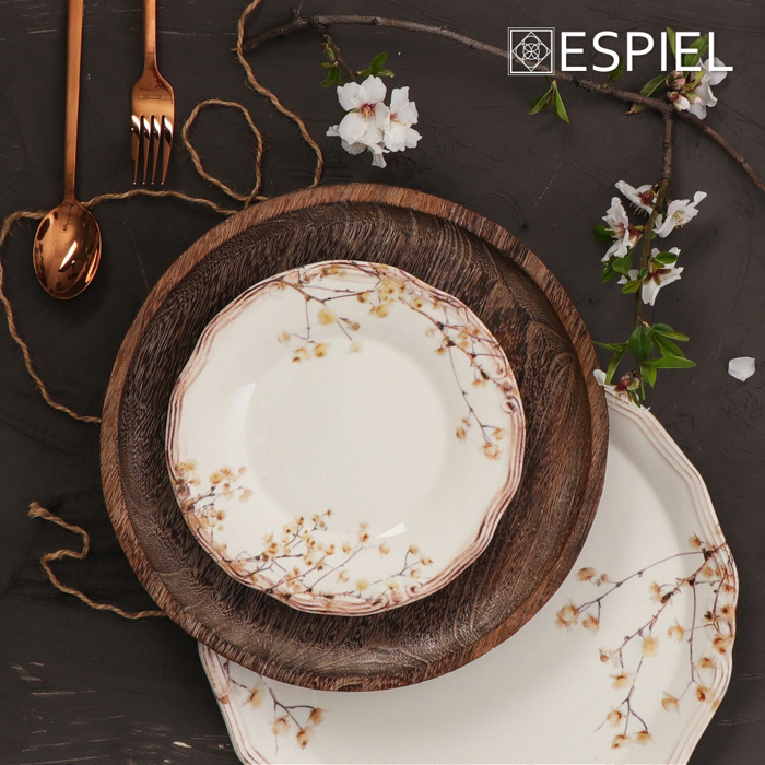 Almond Piato Bathu Stoneware 24ek. RPR202K6 Espiel