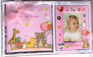 Max Home 534240/3-Pink Σετ 2Τεμ. Φωτ/Κη & Αλμπουμ Παιδικο YM534240203