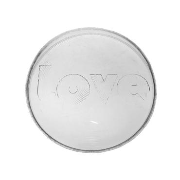 Love Πιατέλα Διάφανη Μικρή 22εκ HOR1424K1 Espiel