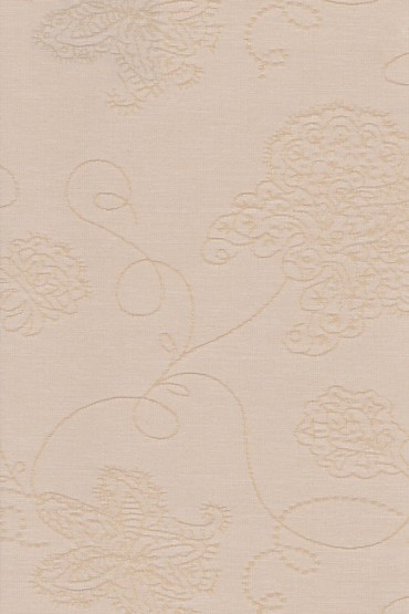 Ρόλερ 5065 'Jacquard' Mπεζ Aνάγλυφο Λουλούδι