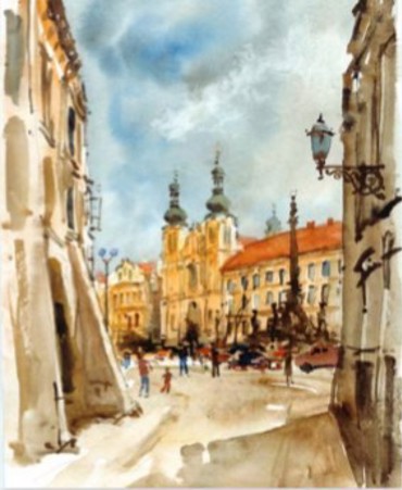 ΡΟΛΕΡ ΜΕ ΨΗΦΙΑΚΗ ΕΚΤΥΠΩΣΗ 'OLD TOWN SQUARE' E279