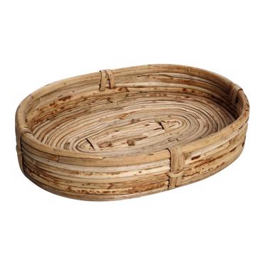 Ψωμιέρα Οβάλ Ξύλινη M 26X17X6εκ KAG143 Espiel