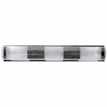 ARlight 3Φωτη Απλίκα Τοίχου Γυαλί Πυρέξ  Wlc 183/3 Λευκό/Νίκελ E14 8Χ44Χ8 0304113