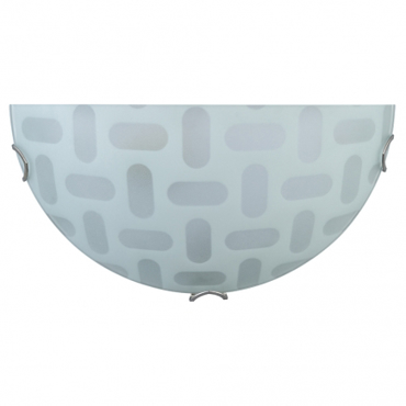 ARlight Απλίκα Τοίχου Γυαλί Wlc 9307-1/2 Λευκό Ε27 Φ15 0304143