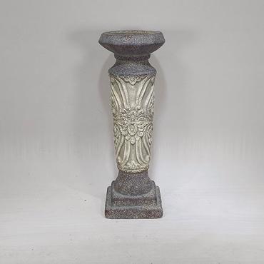ESTHETI home Κηροπήγιο Τσιμεντένιο Γκρι/Μπεζ Φ11x30.5cm 752-25040