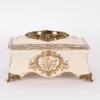 ESTHETI home Diakosmitiko Kouti Porselanis Lefko/Xruso 27.5x16.5x15.5cm 752-28546