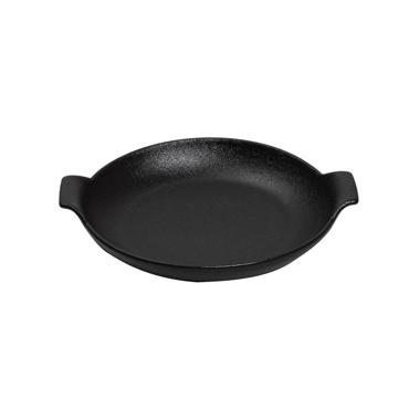 Σαγανάκι Στρογγυλό Stoneware Μαύρο 20.5Χ17Χ5.2εκ NOL114K2 Espiel